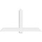 Ekena Millwork Eugene Architectural Grade PVC Gable Bracket, 72"W x 39"H x 4"D x 6"F, 13/12 Pitch GBP072X39X0406EUG00 - alternate 5